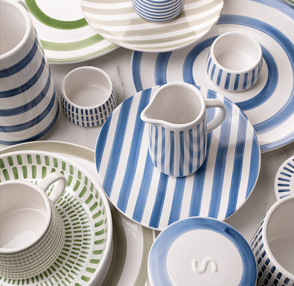 Photograph of Mary Berry china